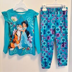 Disney Princess Toddler Girl Aladdin Jasmine Long Sleeve Shirt & Leggings 3T